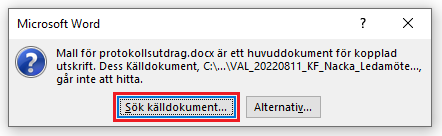 Skärmbild som visar hur du öppnar fil i Valid, det som beskrivs punkt 3.