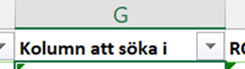 pil i kolumn i excel